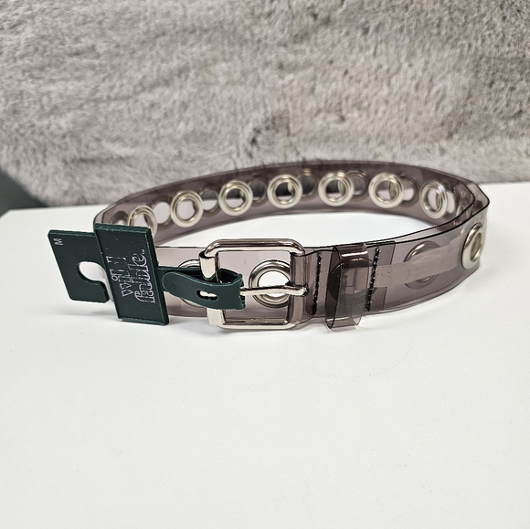 Women's Oversize Grommet Jelly Belt - Picture 2 of 5
